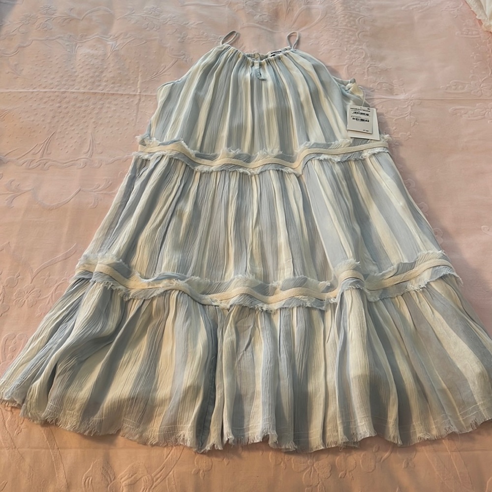Girls stripes sun dress